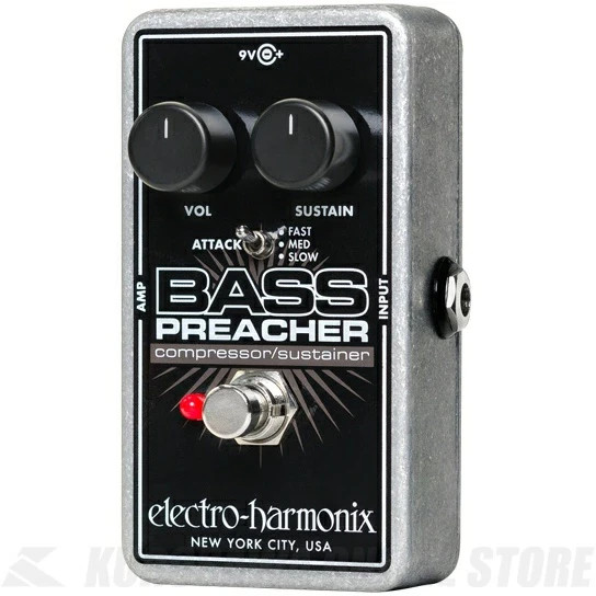 ELECTRO-HARMONIX Bass Preacher Compressor Sustainer Pedal brand new
