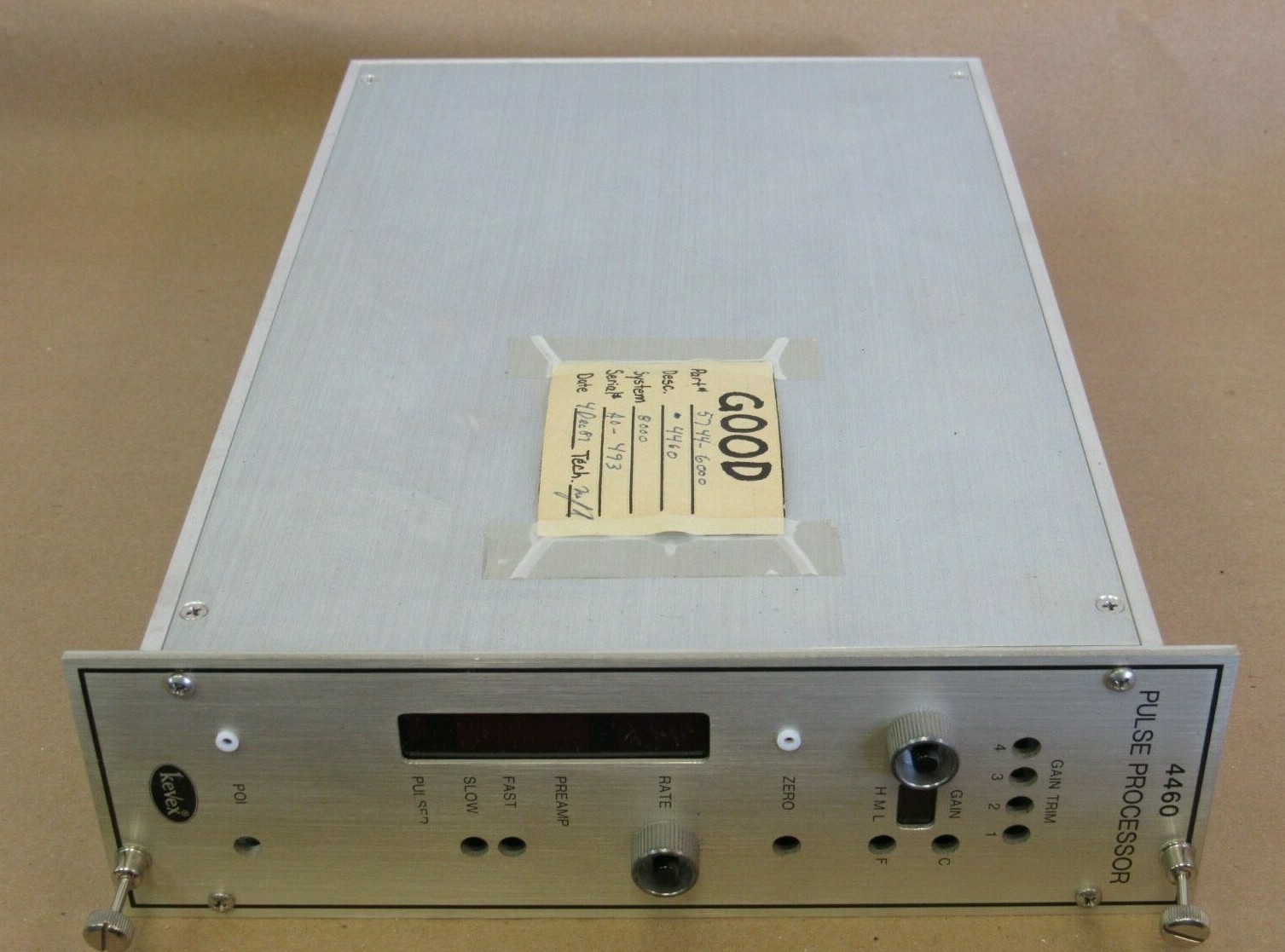 KEVEX PULSE PROCESSOR MODEL 4460, P/N 5744-6000, FROM KEVEX 8000
