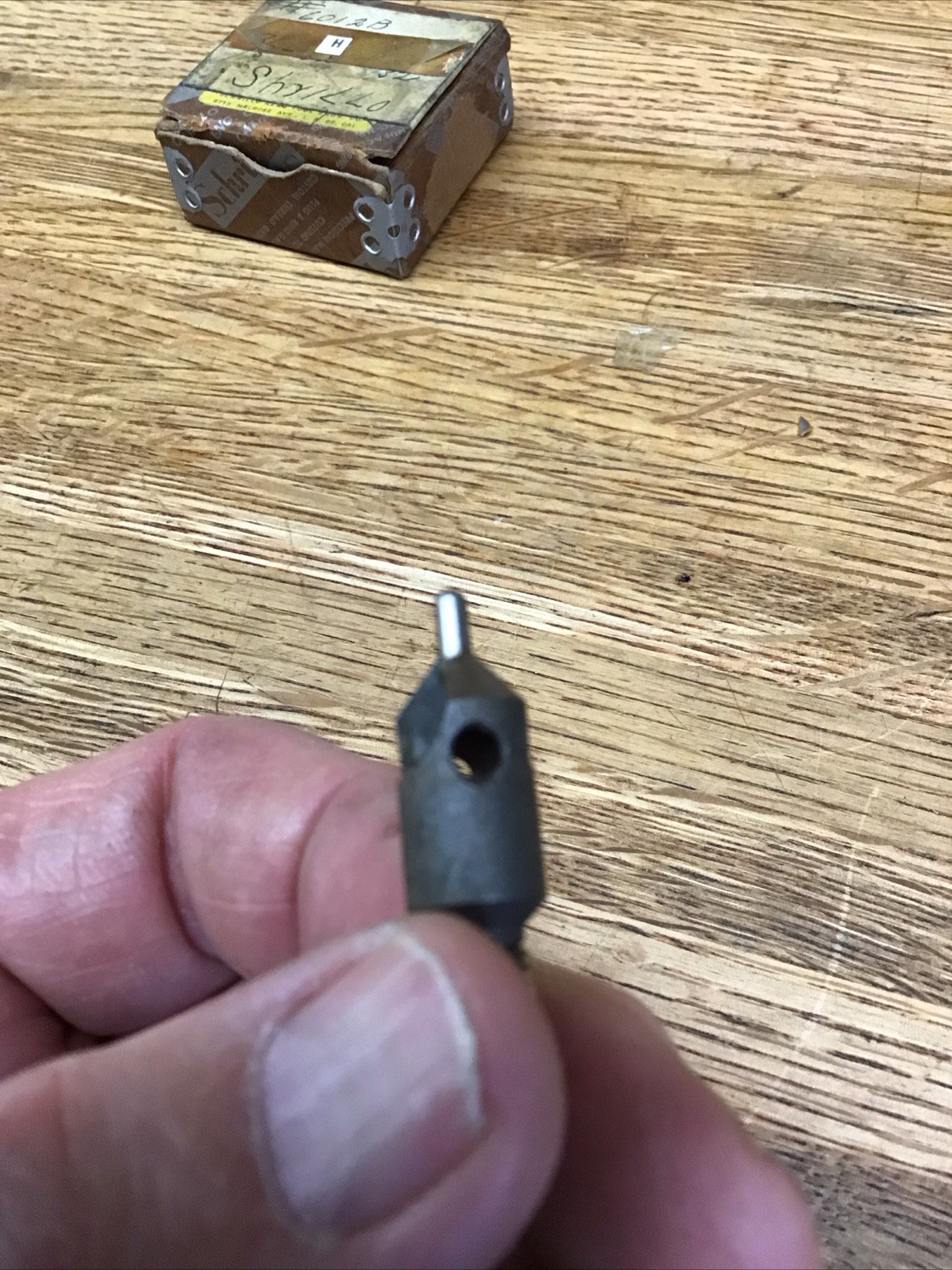 (1) Threaded Shank Stop Countersink 3/8" 82° E/32” Schrillo Cat#6012-B