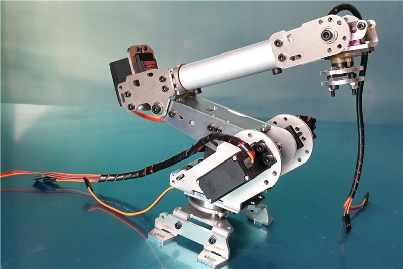 Aluminum Metal 6DOF 6 Axis Robot Arm ABB Model Manipulator DIY RobotArm Kit