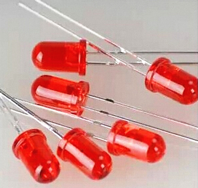 100pcs 5mm Red Round Light Bulb LED Lamps [M1]