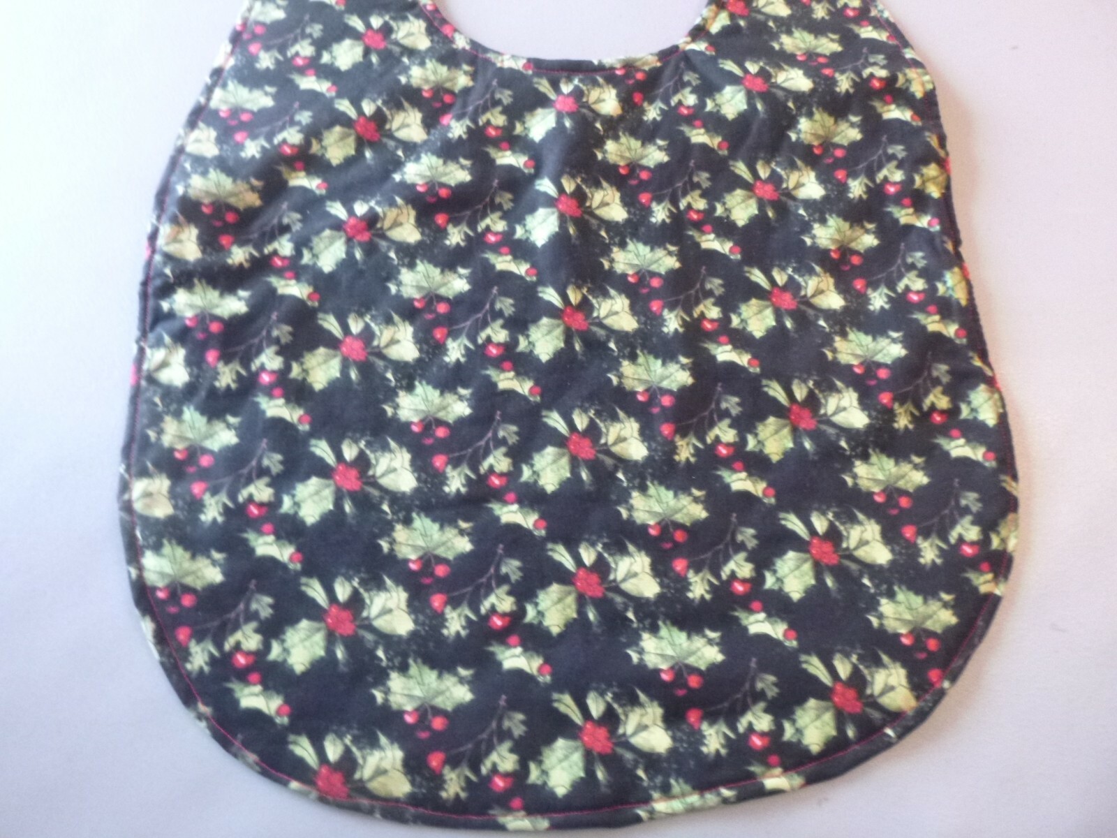 Adult Bib/Clothing Protector double thickness with Quilted Diamond Backing