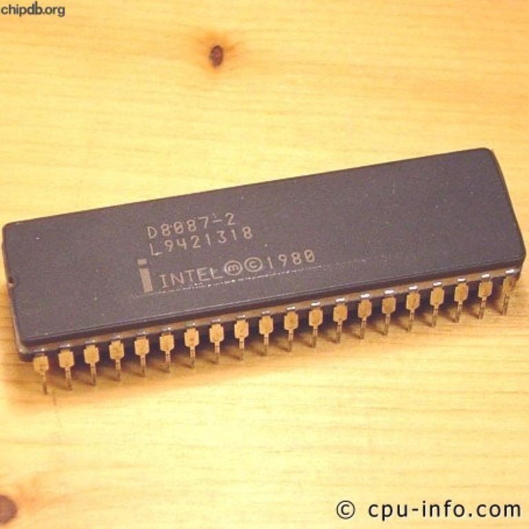 INTEL D8087-2 DIP-40 Arithmetic Processor RH