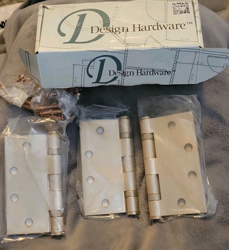 3 Pack Design Hardware BB5 4.5x4.5 US10B-639 Hinges