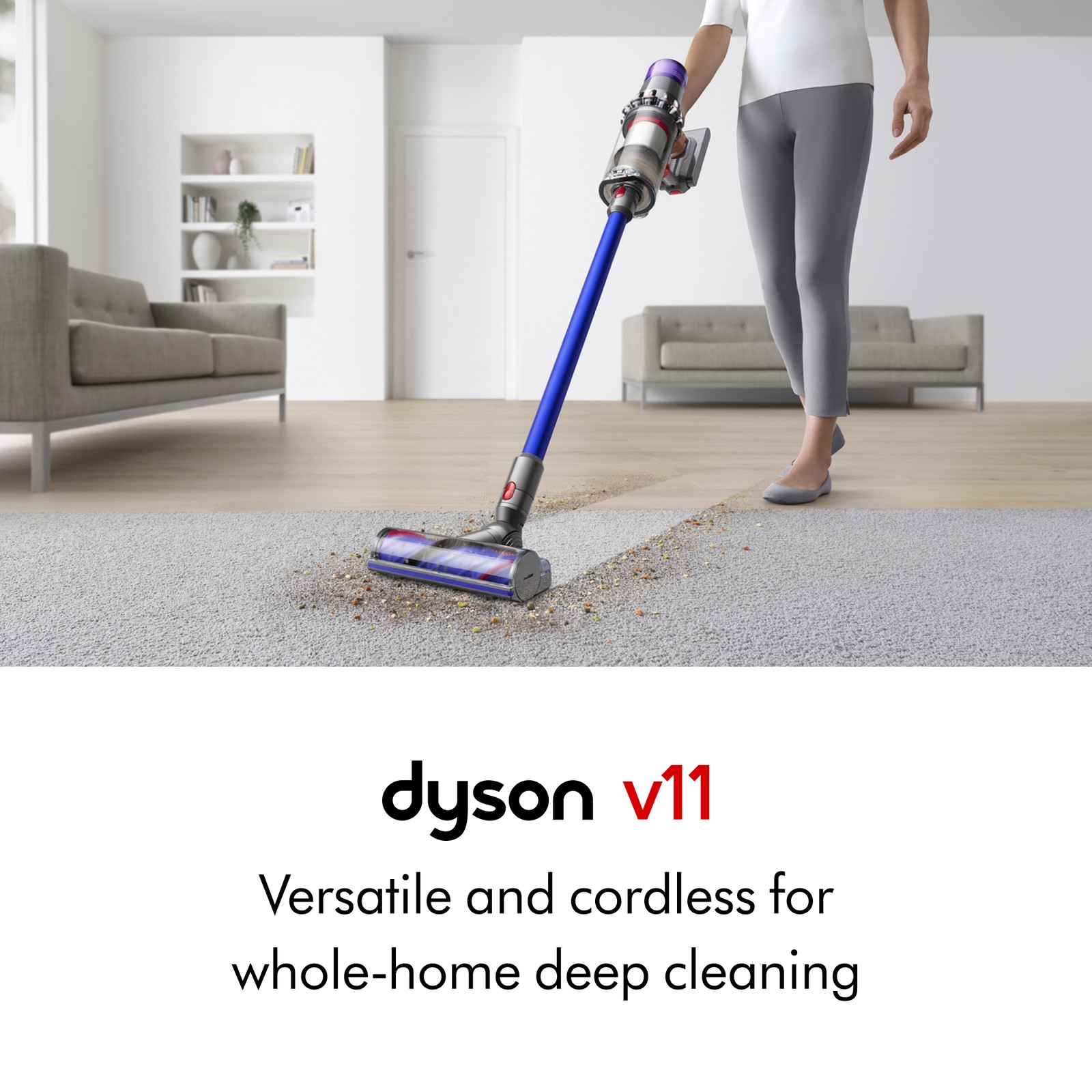 Dyson V11 Cordless Vacuum Cleaner | Iron/Blue | Refurbished