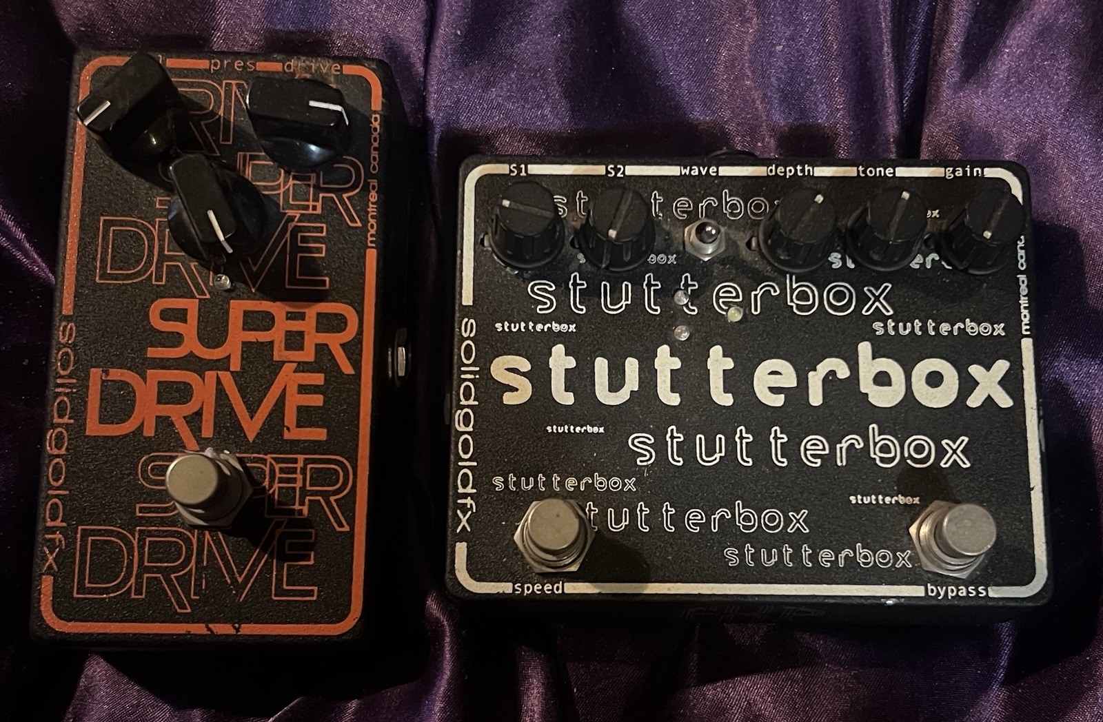 SolidGold FX Super Drive  & Stutter box Used