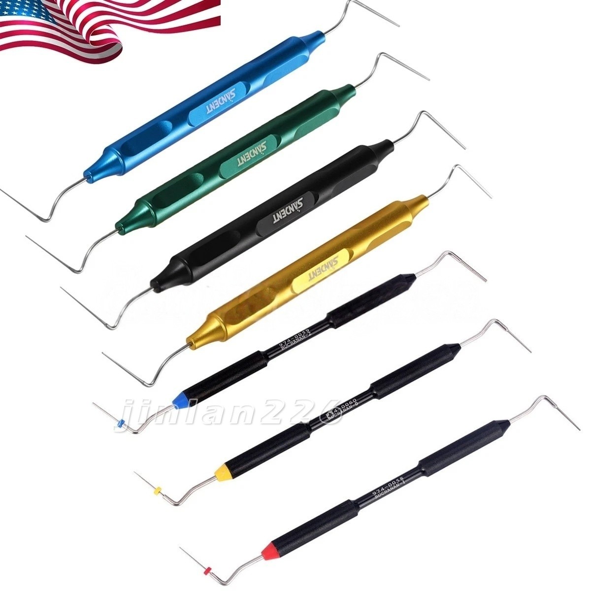 Endo Buchanan Hand Plugger Tip Fill Obturation Gutta Percha 0/1/2 /30-100