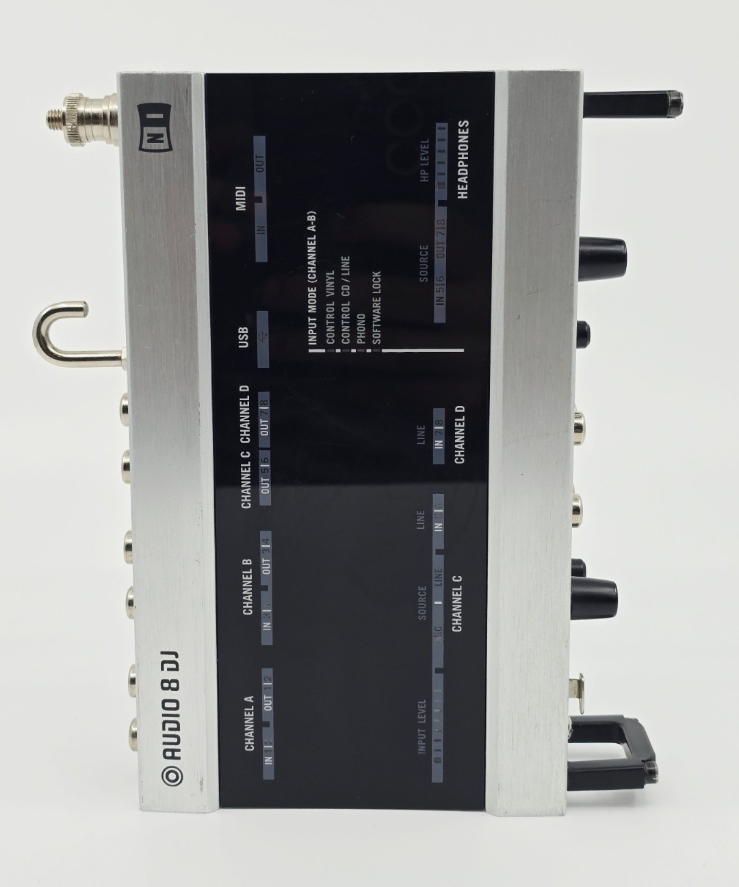 Native Instruments Audio 8 DJ Black Silver 24-Bit High-End Audio Interface
