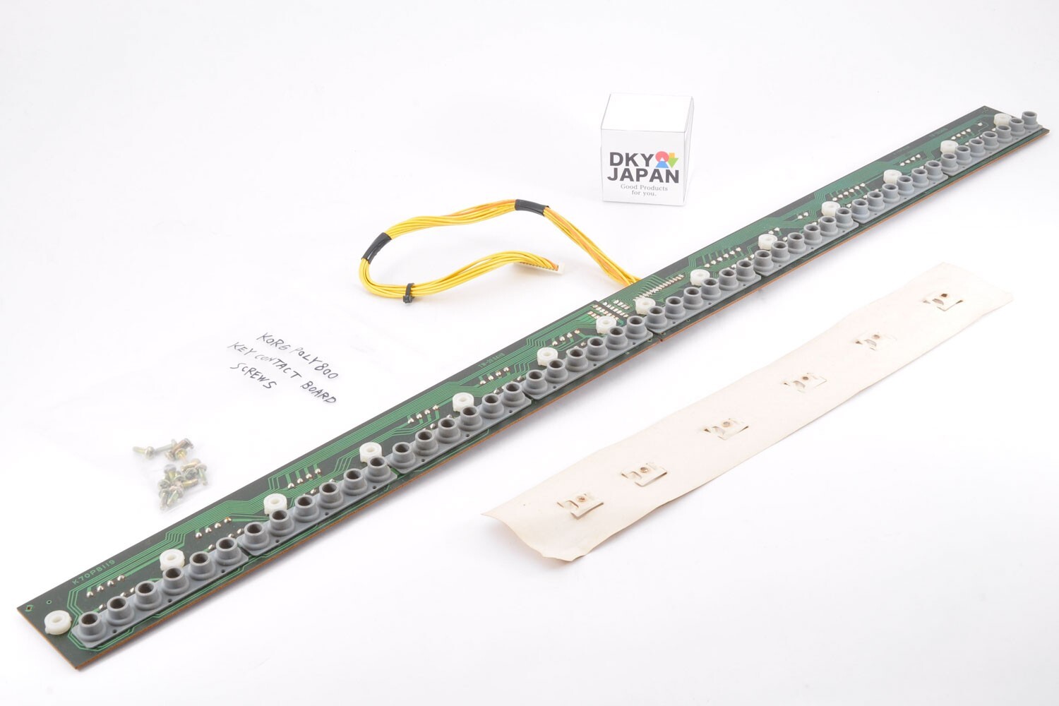 Korg Poly-800 Key Contact Board One Item Only w/Screws Used From Japan