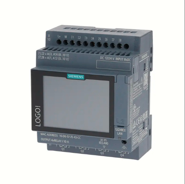 NEW Original Siemens 6ED1052-1MD08-0BA3  LOGO! Logic Module 12/24RCE 12/DC 24V