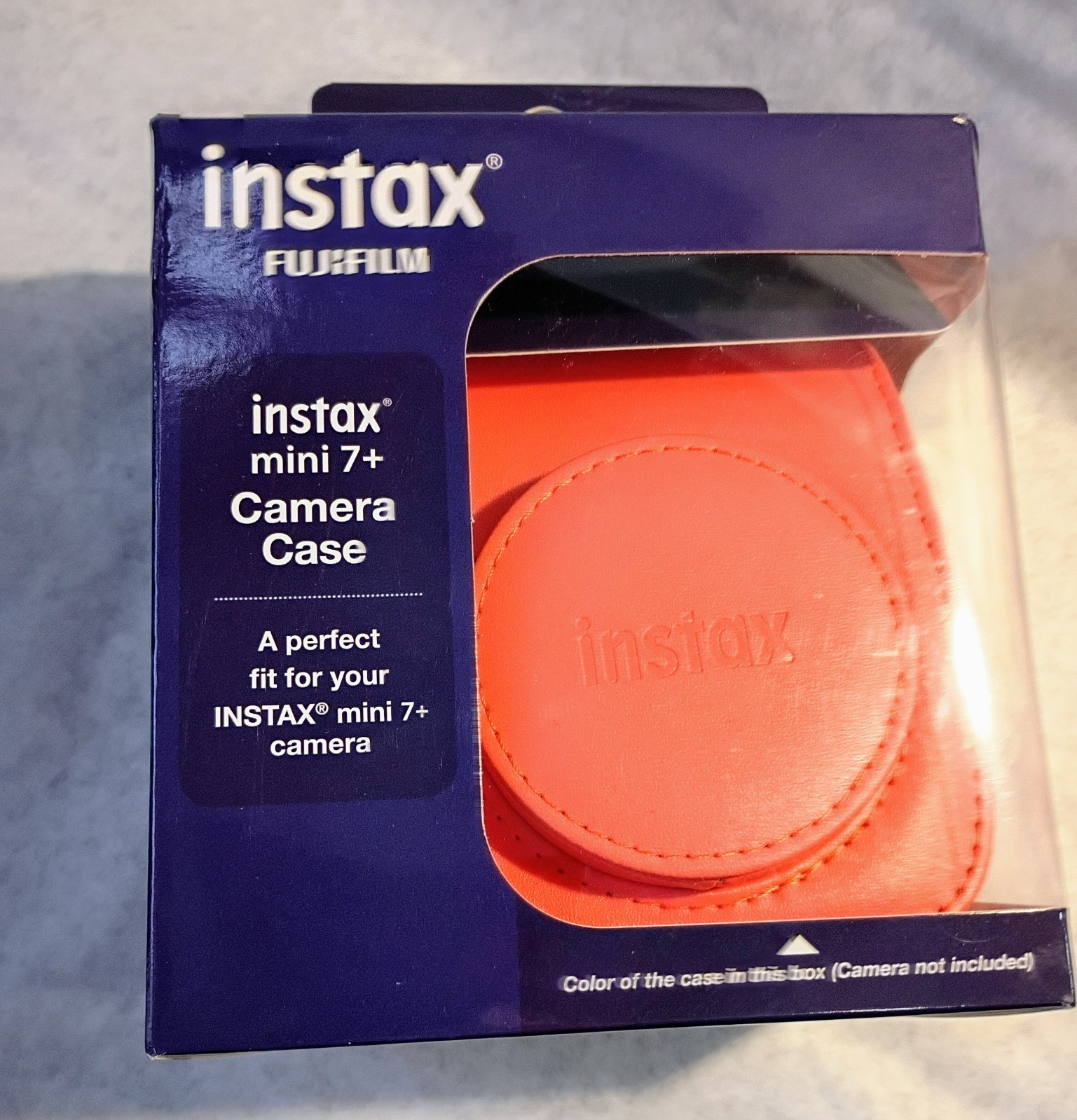 Fujifilm INSTAX MINI 7+ CAMERA CASE Peach- CASE ONLY
