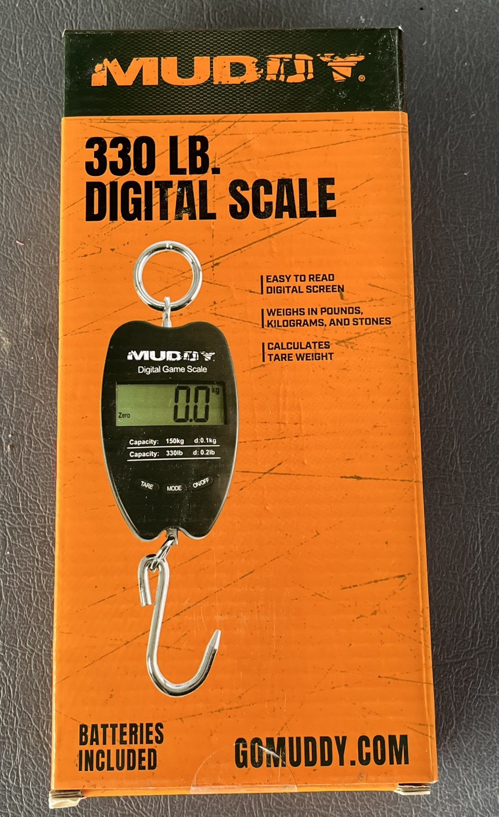 Muddy Outdoors 330lb Digital Scale-NEW IN BOX - NEVER OPENED. PRICED TO SELL!!