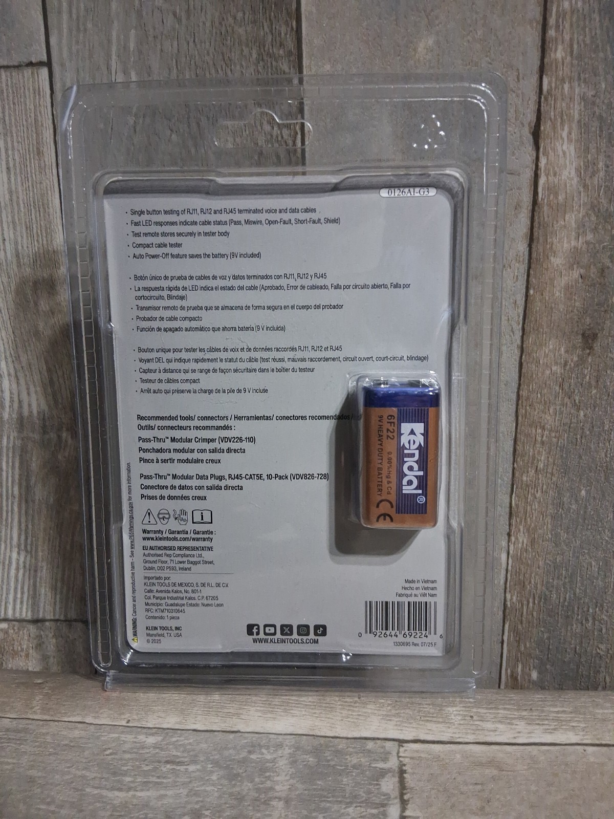 New Klein Tools Lan Explorer Cable Tester With Remote VDV526-100 (CSC052274)
