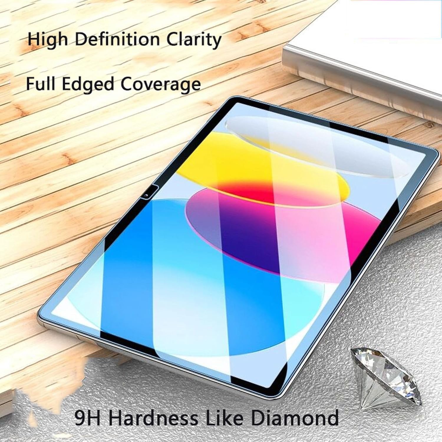 Tikeda Screen Protector For Ipad A16 2025 11th/10th Generation 2022 Clear