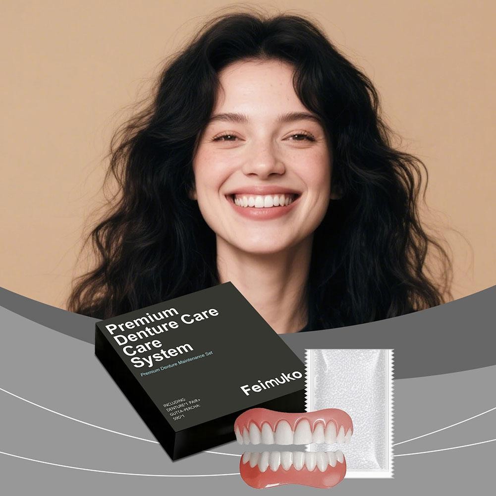 Feimuko Premium Denture Care System Maintenance Set -