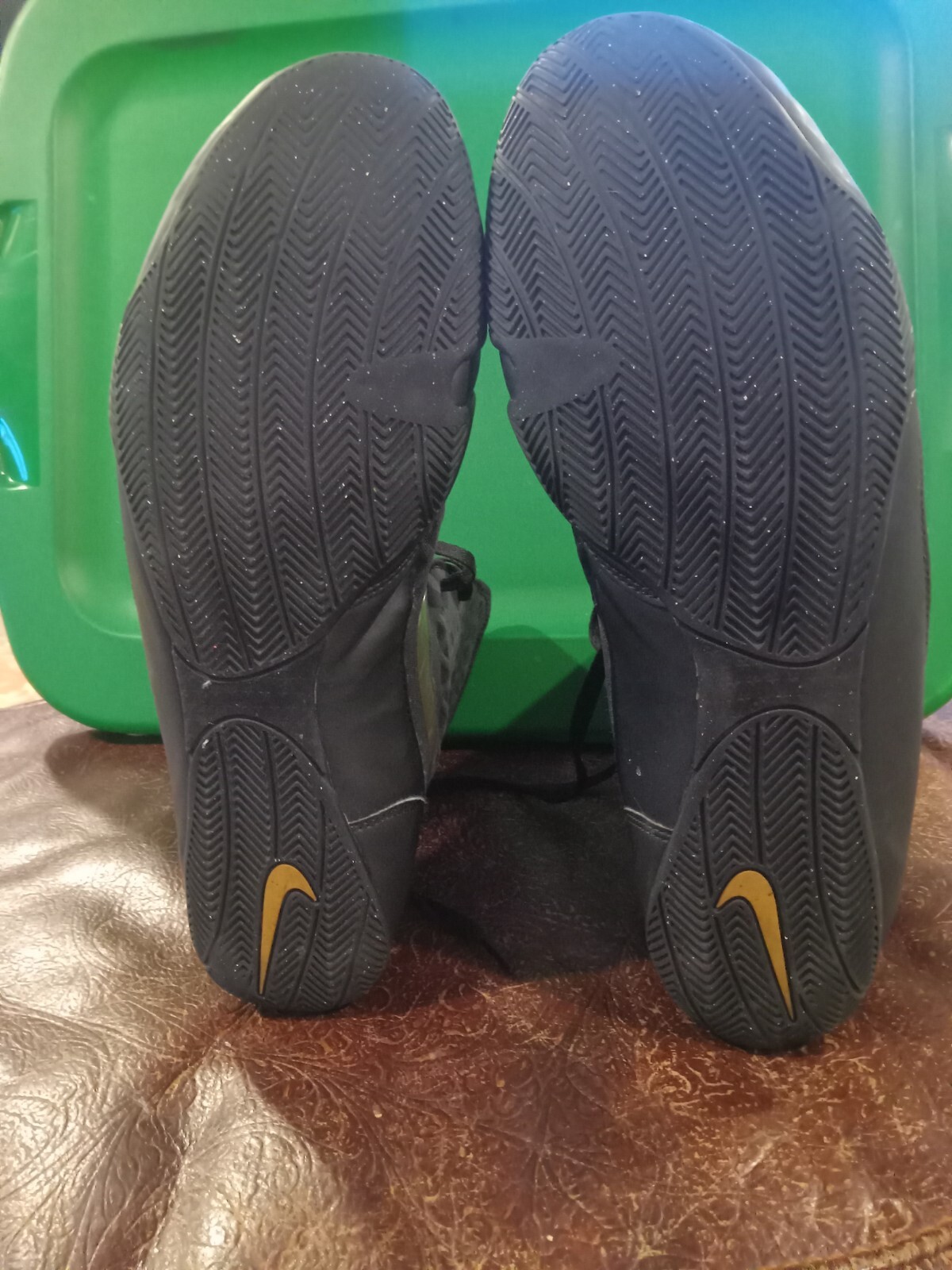 MEN'S NIKE K.O. BOXING SHOES SZ. 12.5 PRE OWNED