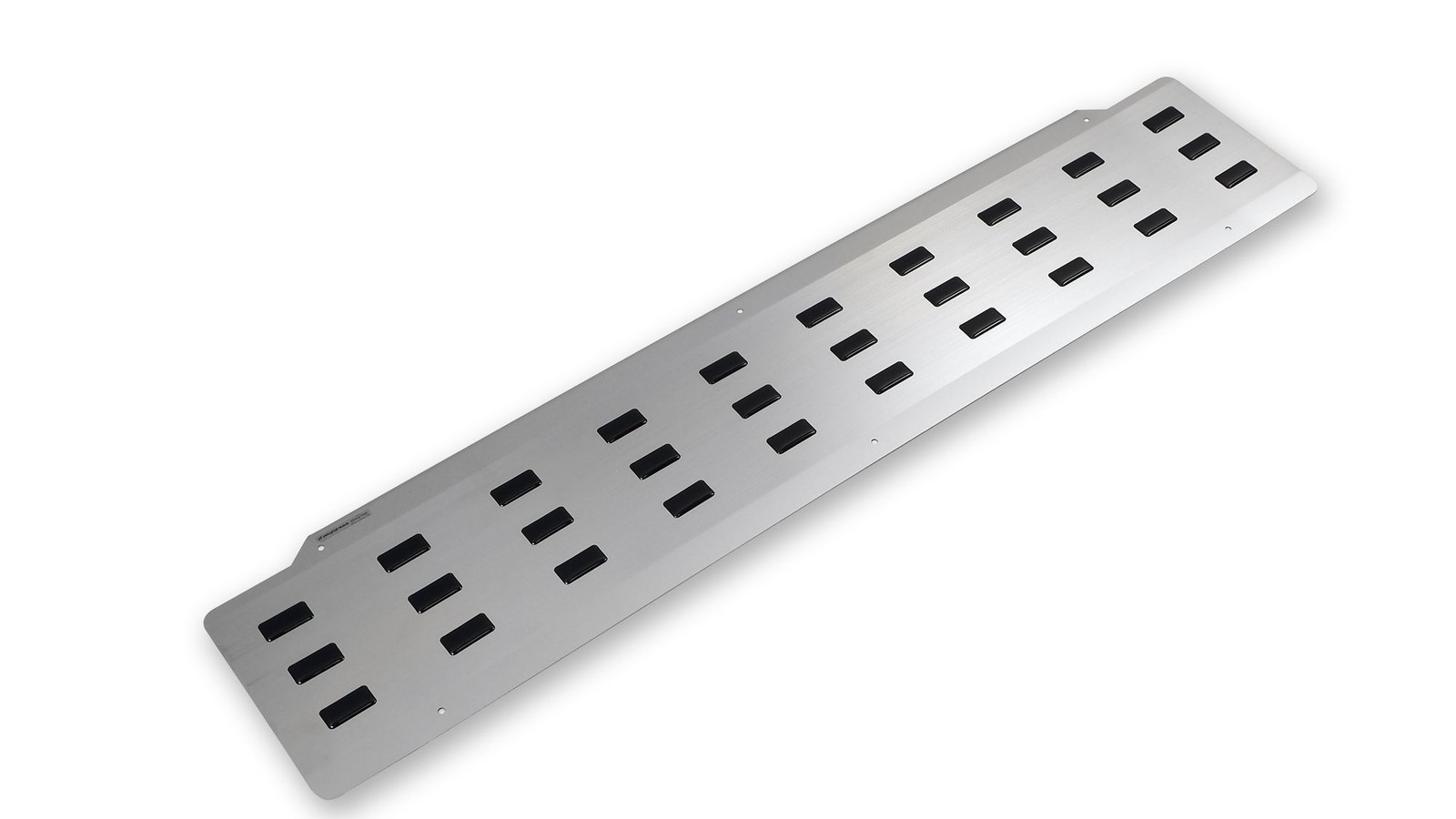 VW Multivan 2021- Black Left Rear Inner Step Covers | Silver
