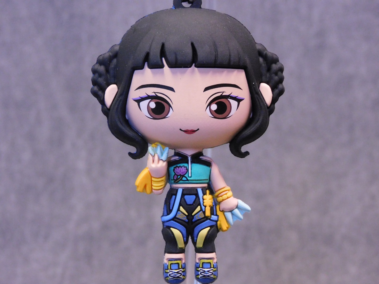 K-Pop Demon Hunters NEW * Zoey Clip * Blind Bag Series 1 Key Chain Monogram