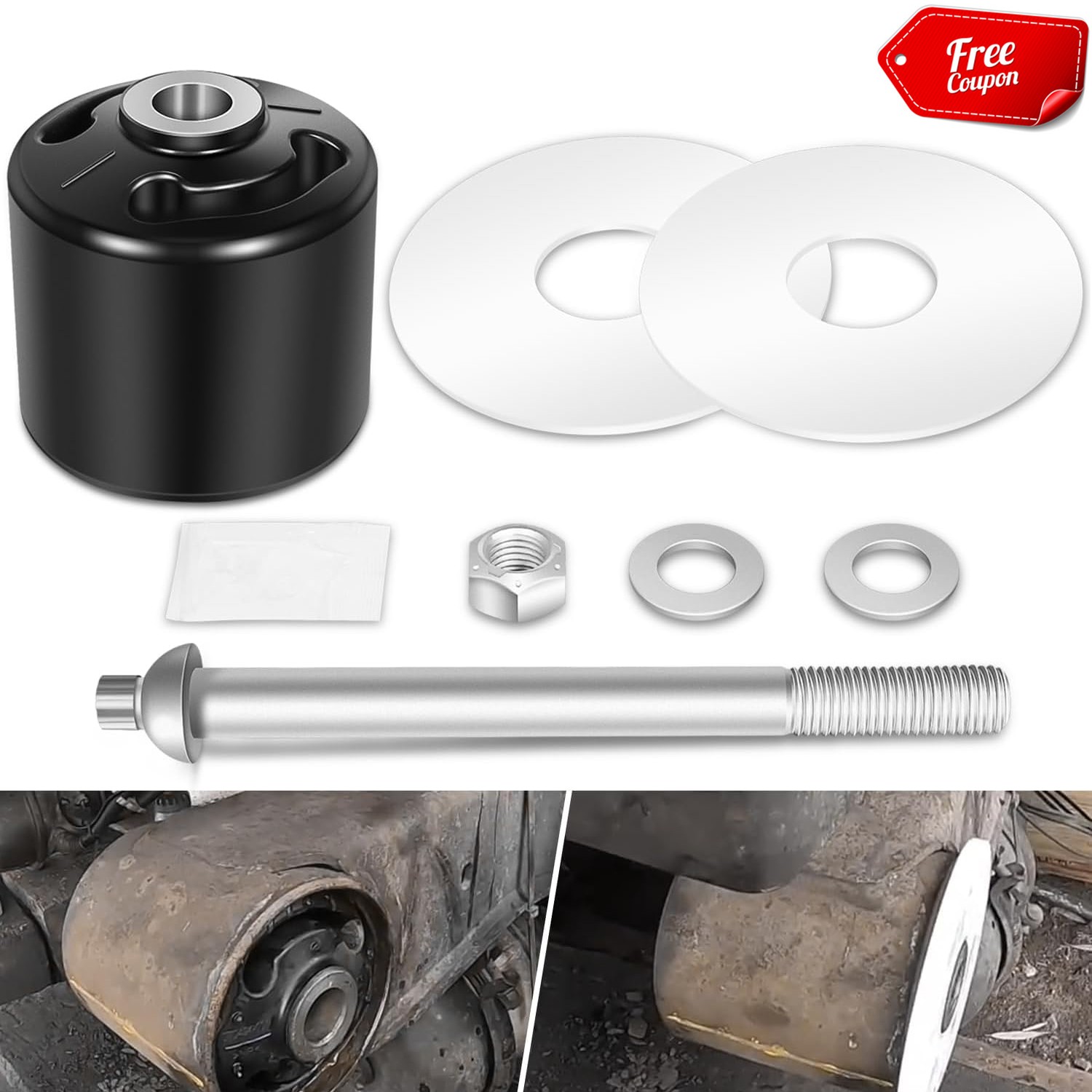 Quick Align Pivot Bushing Kit For Hendrickson S-24691 S21166 INTRAAX HT HLM FM20