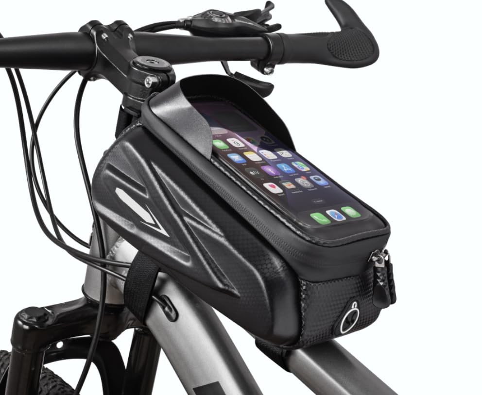 COTOUXKER Bike Frame Bag, Mountain Bike Phone Holder Bag for Road and Mountai...