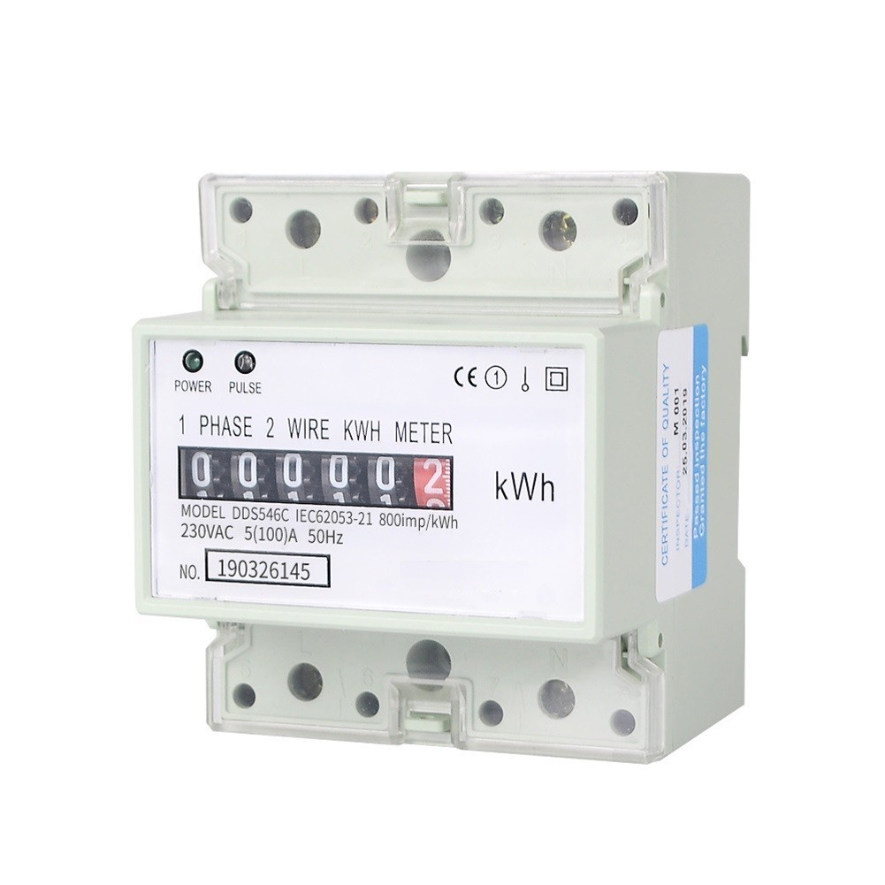 230V Wattmeter Digital Meter 5A 100A for Safe Electrical Systems