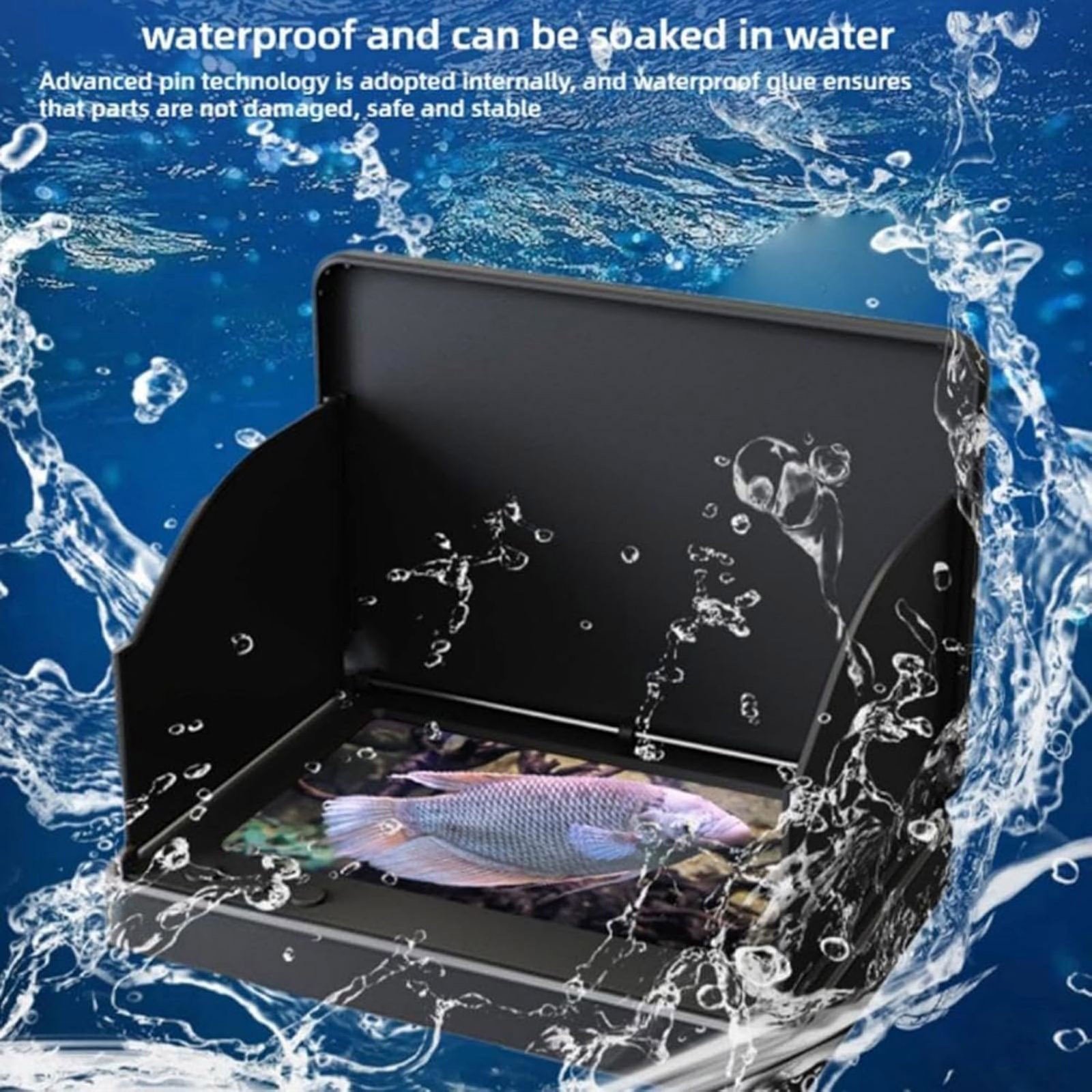 Underwater Fish Finder Display 4.3" HD Screen w/ Night Vision 30 Meter HD Camera