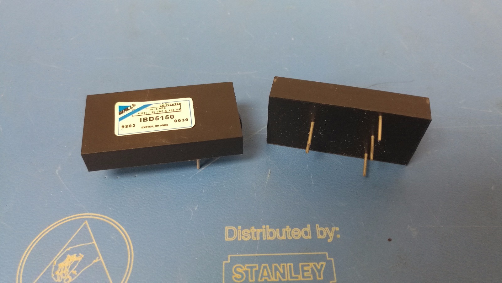 2 pcs WALL IBD5150 DC-DC CONVERTER - 5VDC IN - 15VDC OUT 150ma