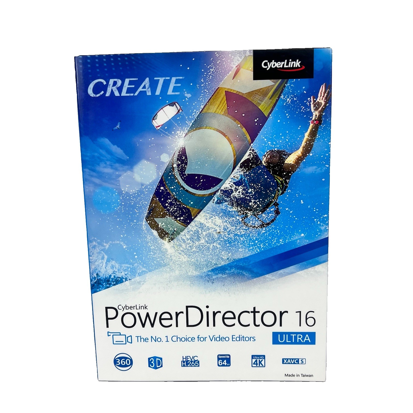 Cyberlink  Power Director 16 Video Editor Ultra (4k 3D 360 ) New Factory Sealed