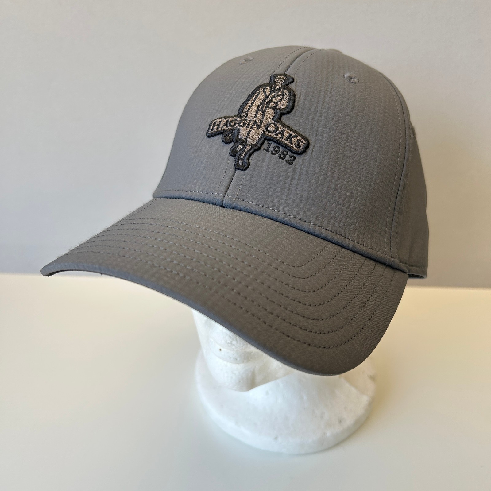 Haggin Oaks TaylorMade Golf Strapback Dad Hat Gray One Size Embroidered