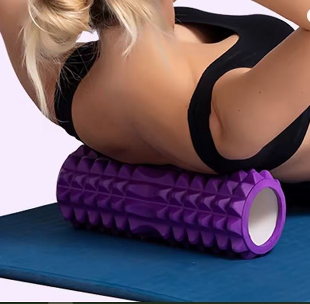 Foam roller: 30cm column for muscle relaxation & yoga massage