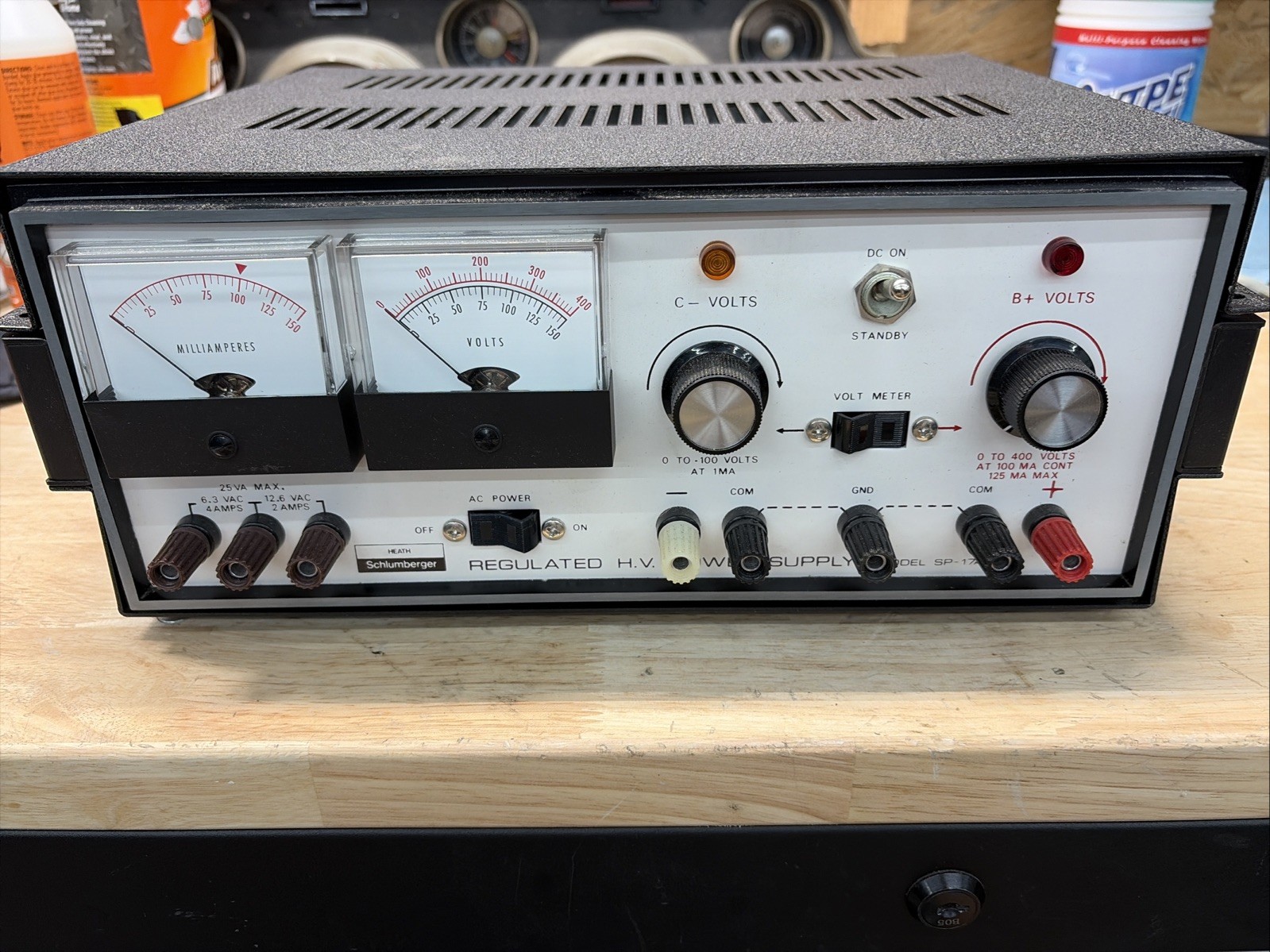 Heath Schlumberger SP-17A Linear Regulated Power Supply NEW. PLEASE READ DIS.