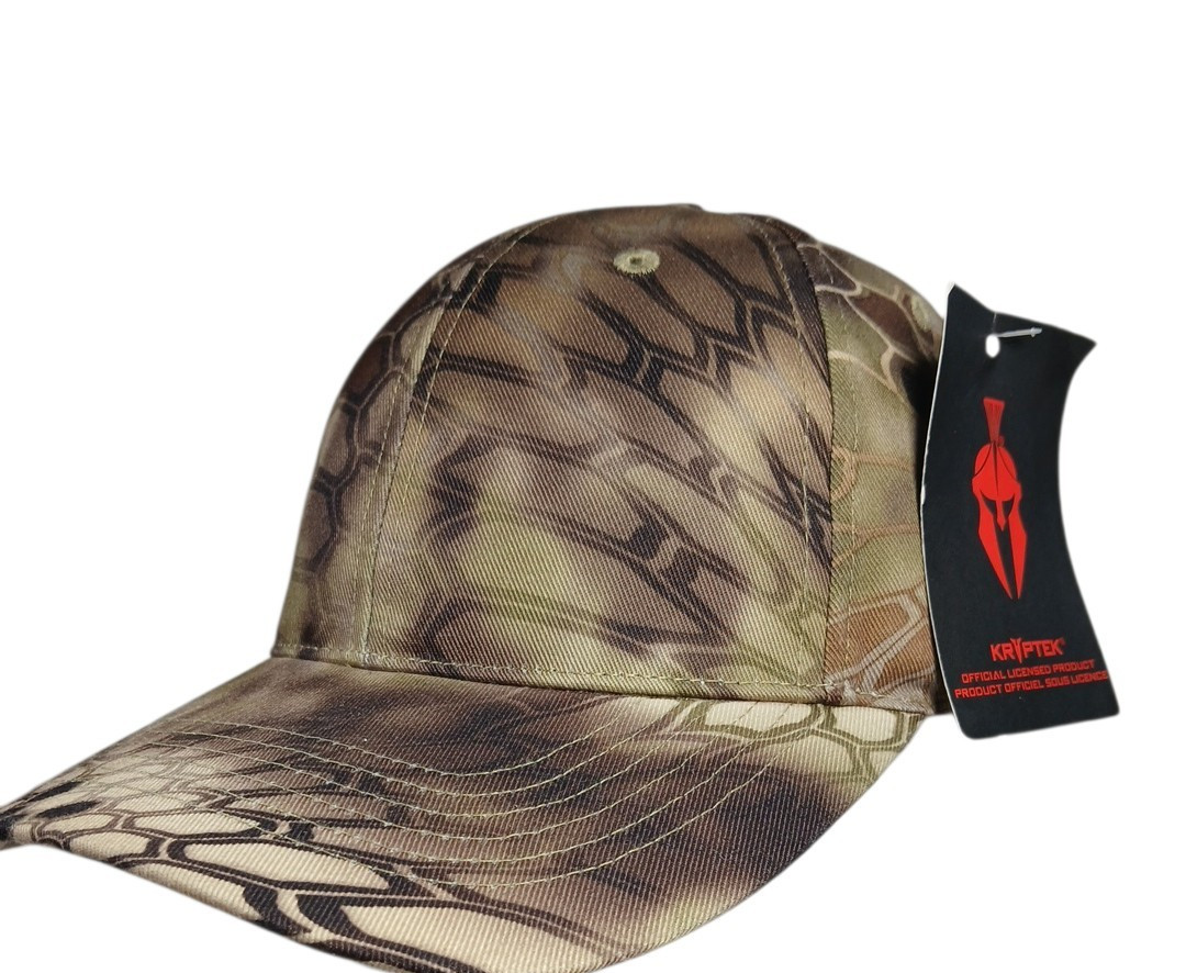 Mens Kriyptek 3D Effect Camo Hunting Shooting Richardson Label Strapback Hat Cap