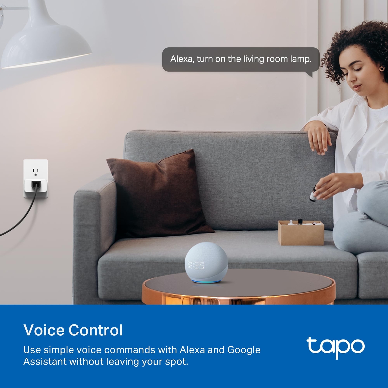 TP-Link 𝗧𝗮𝗽𝗼 Smart Plug Wi-Fi Mini, Energy Monit