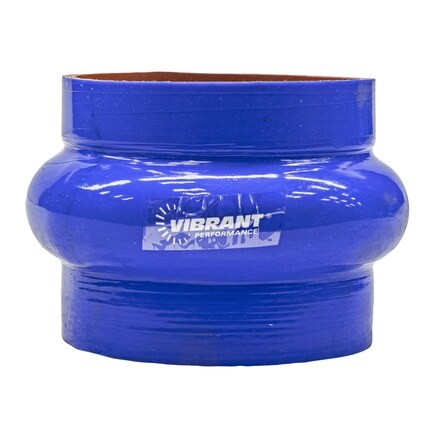 Vibrant Performance 2737B 4 Ply Hump Hose Coupler; 3.25" I.D. X 3" Long; Blue;