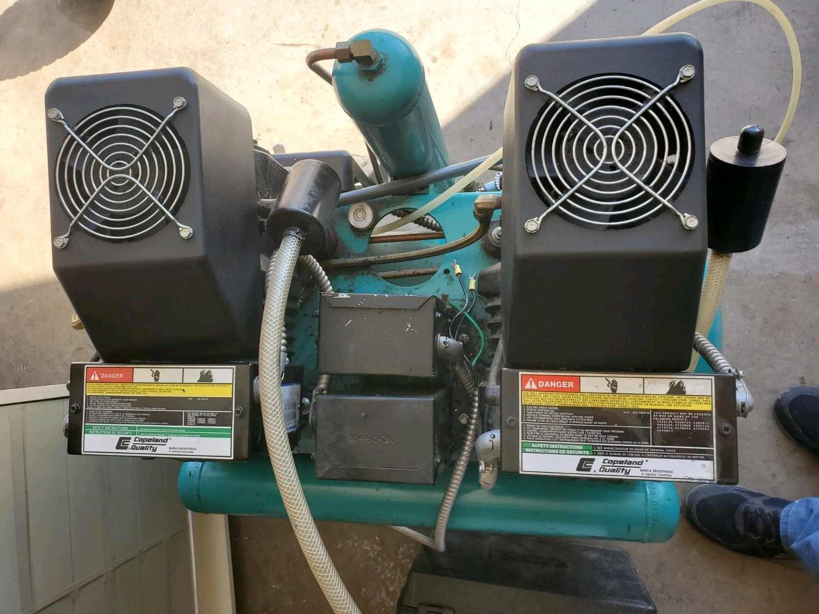 ADP Apollo Dental Air Compressor ALCTL32D Copeland Heads--4 Simultaneous Users
