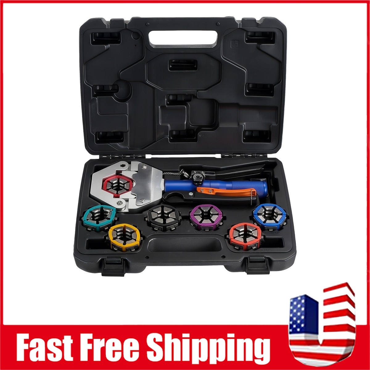 AC Line Crimping Tool Hydraulic Hose Crimper 71500 Manual Integrated
