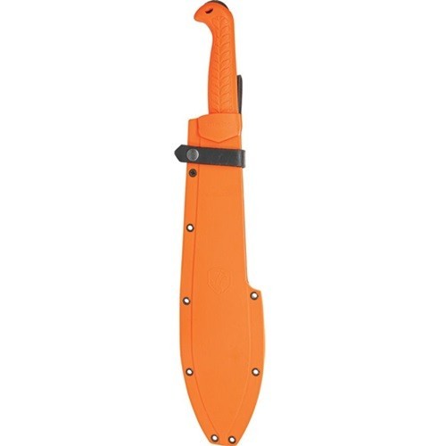 Condor Terrachete Machete Orange 1075HC Steel Convex Blade with Belt Sheath