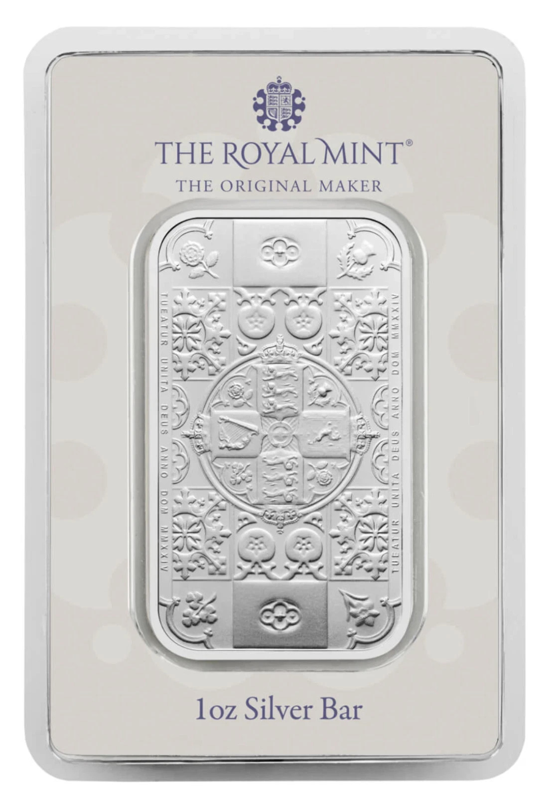 The Gothic Crown 1oz Silver Bullion Minted Bar - 999.9 Fine Silver - Limited 5K