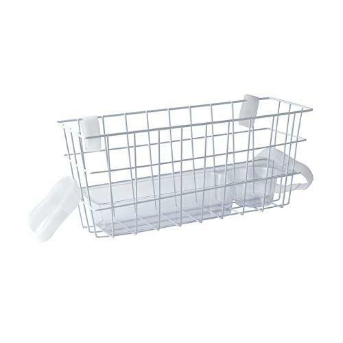 HealthSmart Walker Storage Basket with Cup Holder and Insert Tray, No Tools