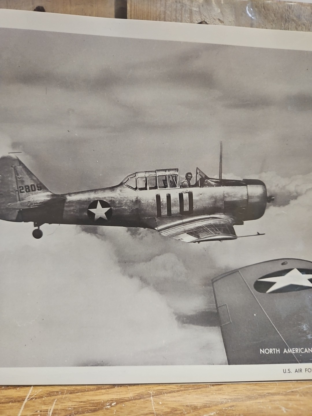 Vintage Official Photograph U.S. Air Force North American AT-6 8x10