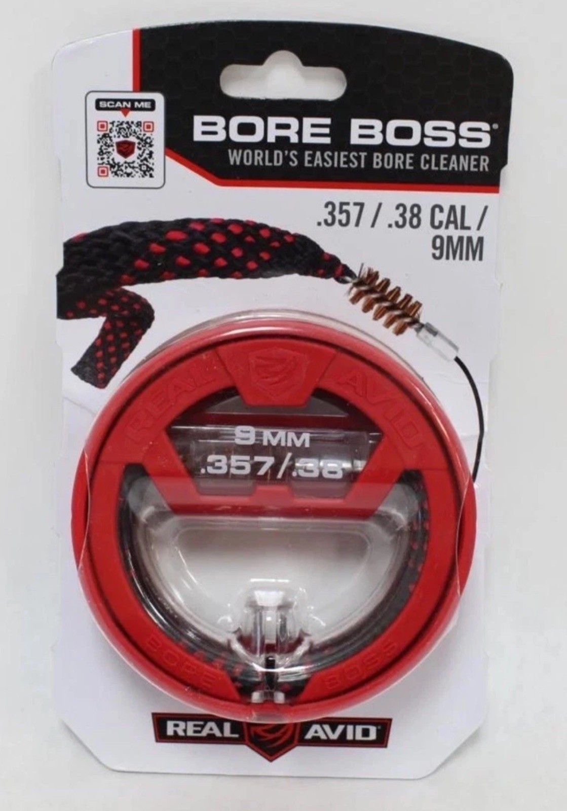 Real Avid Bore Boss Bore Cleaner for 9 MM/ .357 / .38 Cal