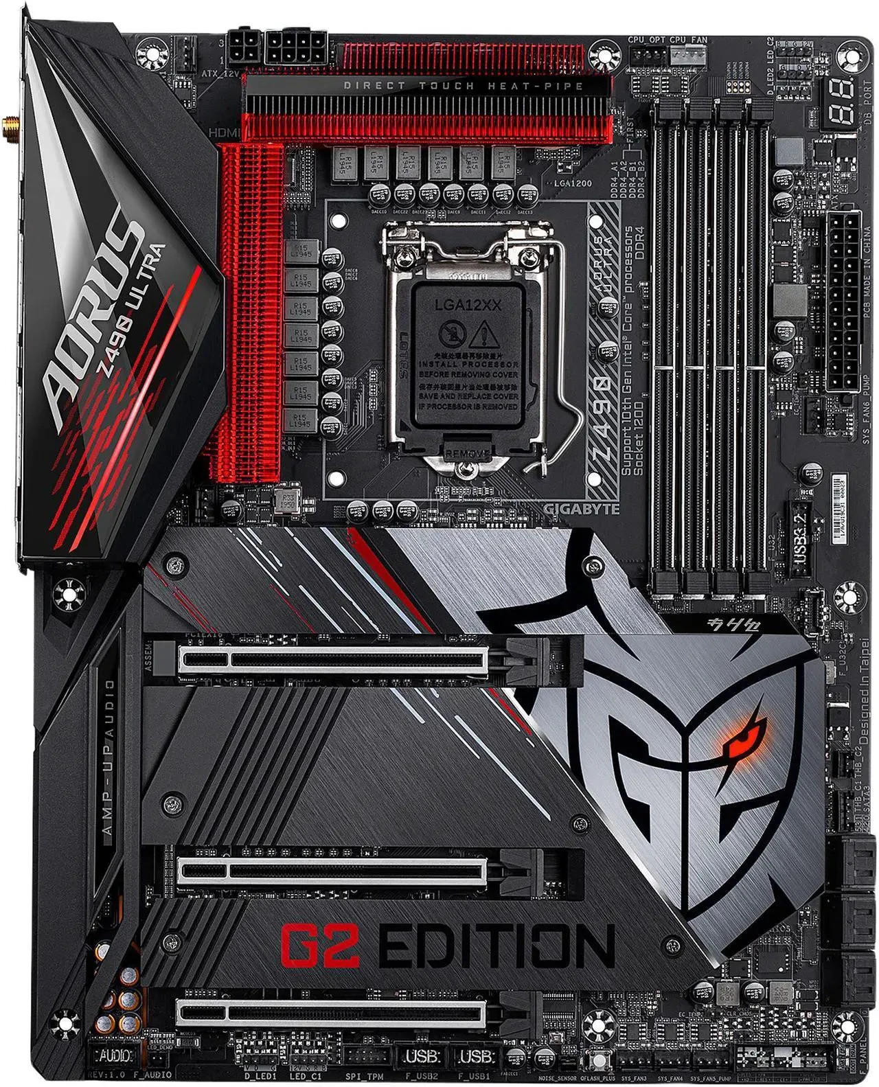 GIGABYTE Z490 AORUS ULTRA-GU (G2 Edition) LGA 1200 Intel Z490 ATX Motherboard