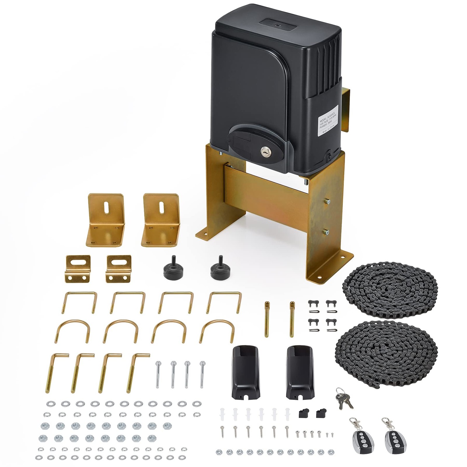 Smart Electric Automatic Sliding Gate Opener 280W for Gates up to 1400lb & 40ft