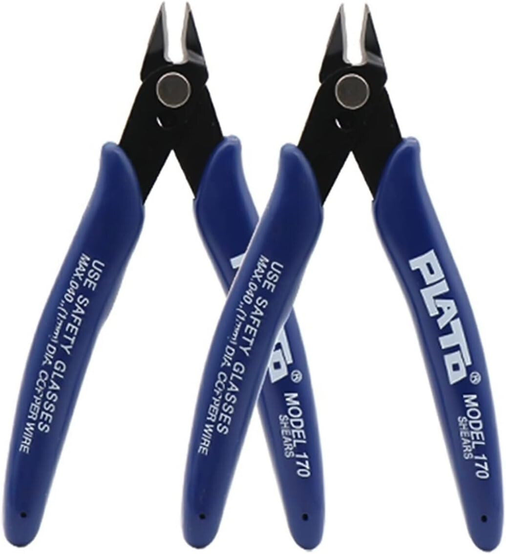 For 3D Printer  M170 Diagonal Pliers Universal Side Cutting Nippers Cutters 2PCS