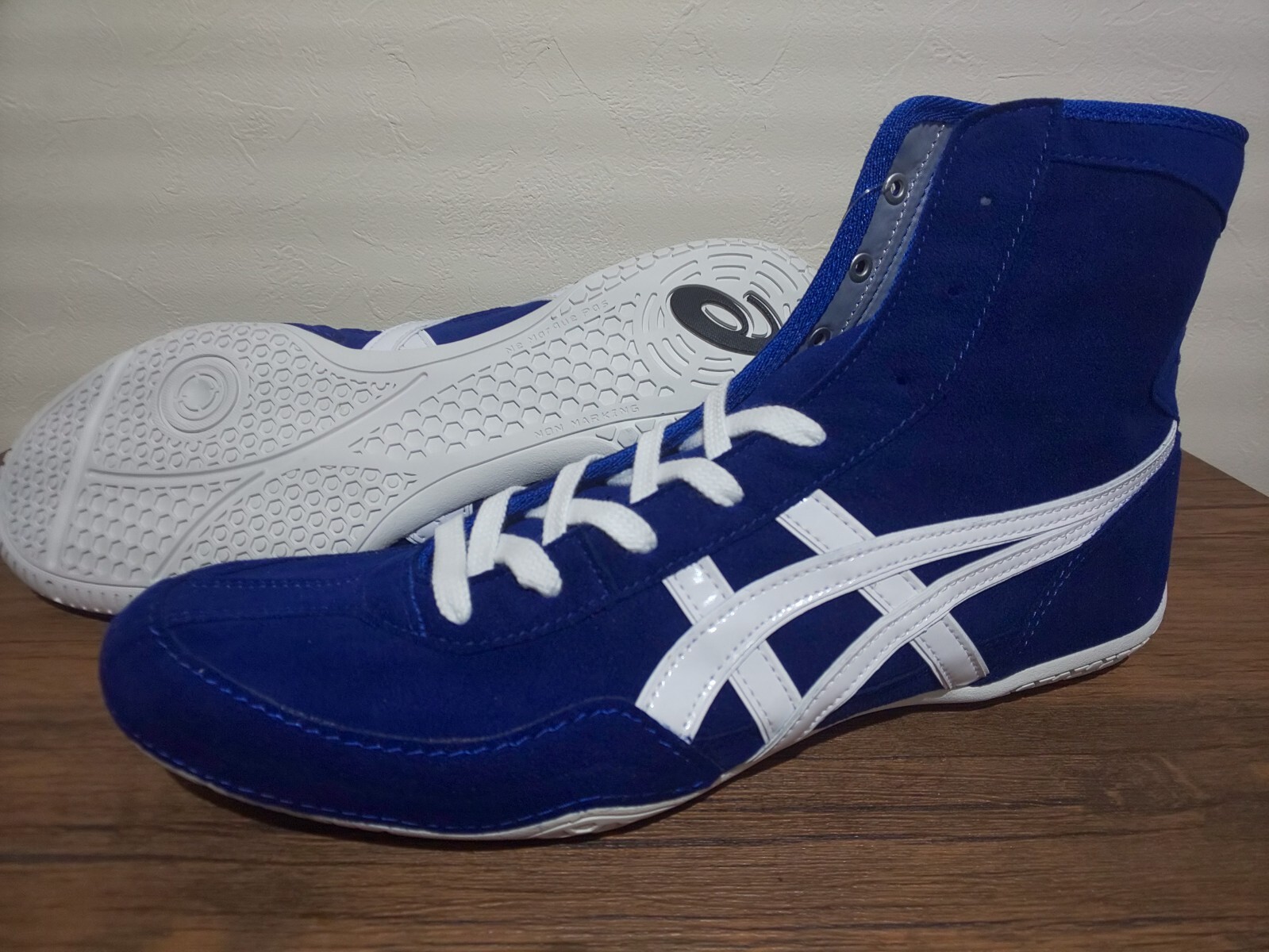 ASICS Wrestling Shoes 1083A001 EX-EO TWR900 Color BLU x BLU x WHT _ 7TRJ62M8