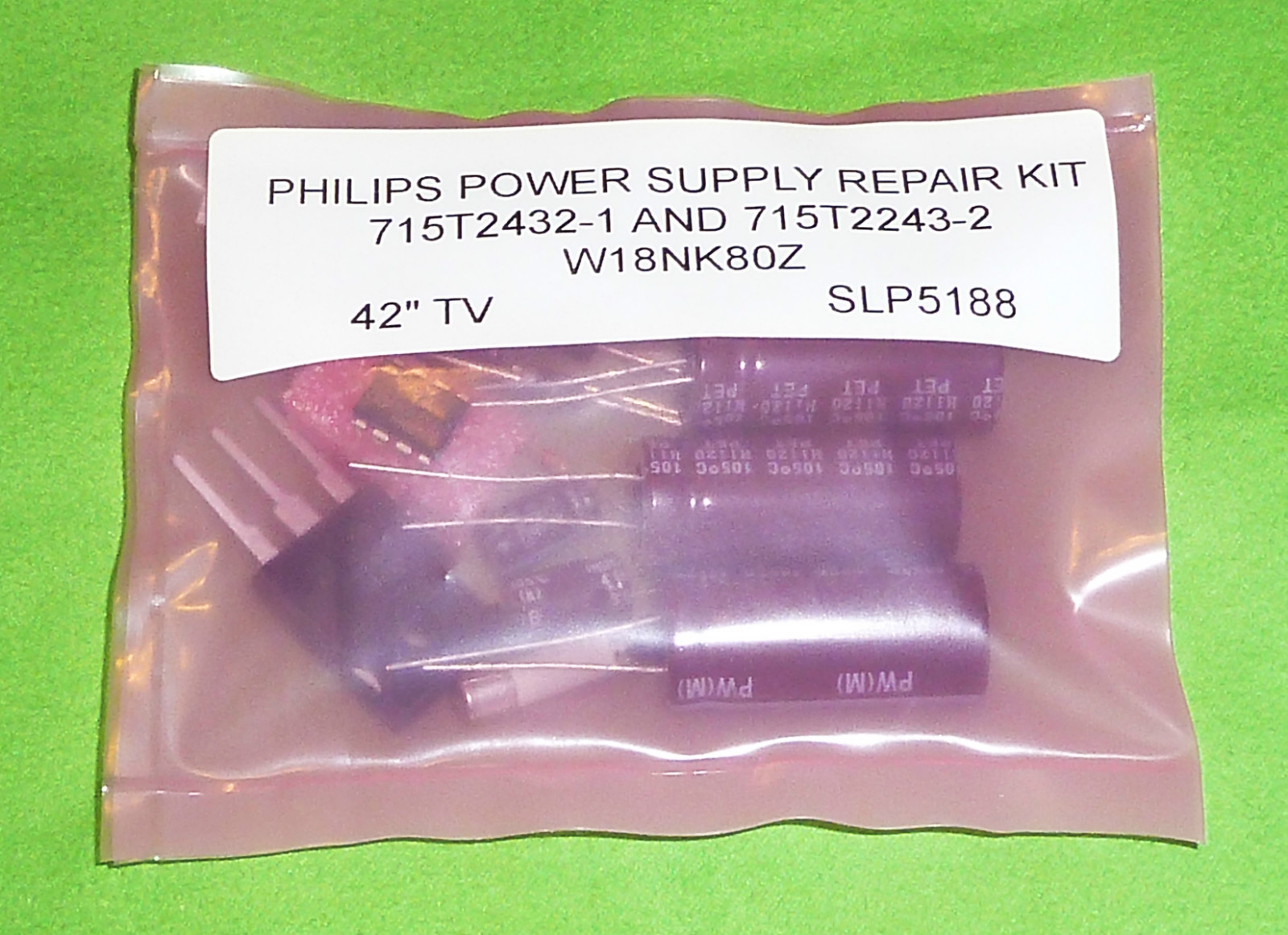 42" TV REPAIR KIT #2  W18NK80Z  715T2432-1  Philips POWER SUPPLY P6KE120A