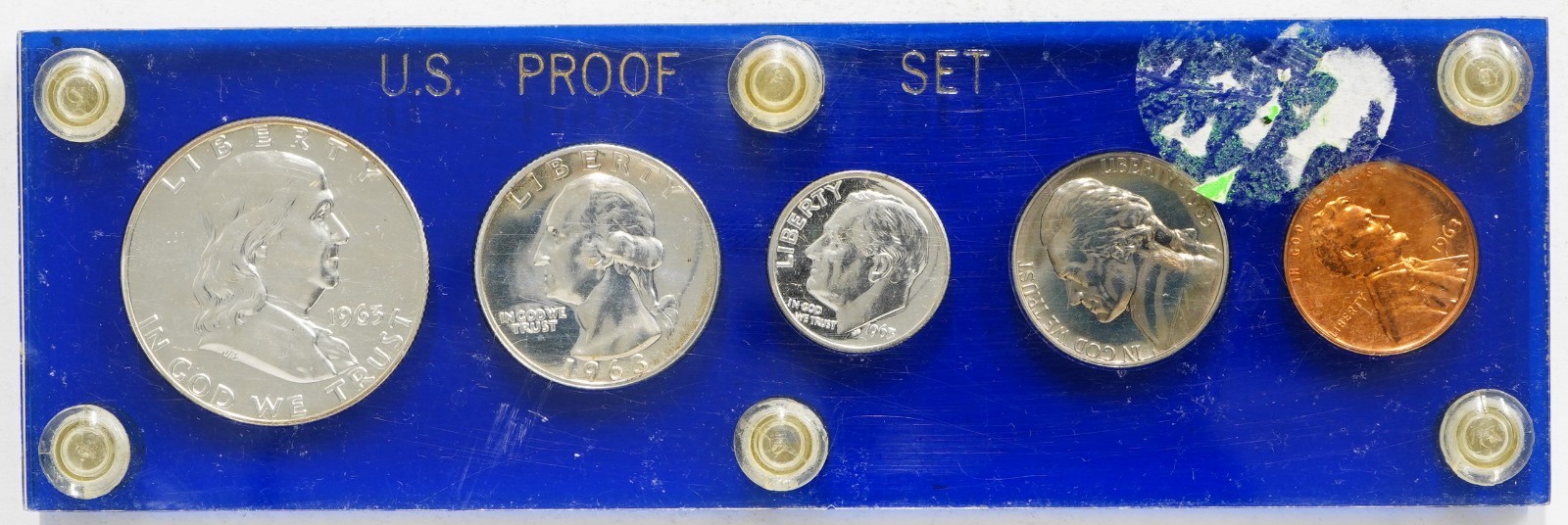 1963 United States Proof Set in Plastic Case