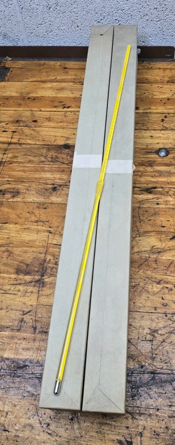 TAG USA 23" Glass Lab Thermometer 10-680° F Half Submersion Lot Of 4 NEW