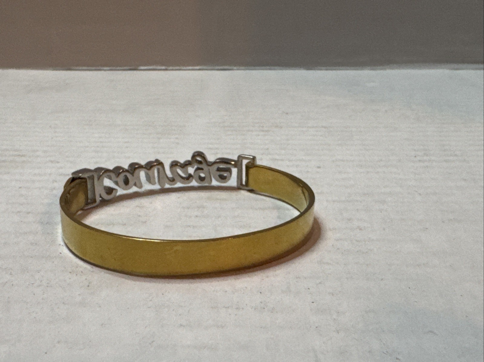 Rustic Cuff Courage Bracelet