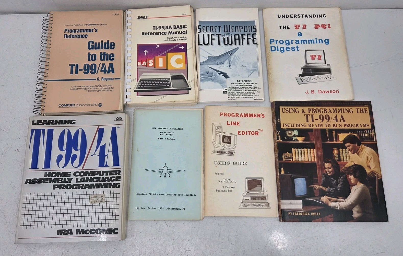 Vintage Texas Instruments Home Computer TI99/4A Owner's Manual Book Guide Lot
